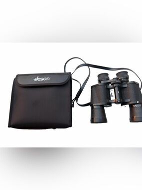 Jason Black Binoculars with Carry Case